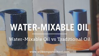 WaterMixable Oils vs Traditional Oil Paint Review amp Techniques HD [upl. by Elreath]