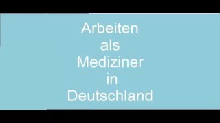 Arbeiten als Mediziner [upl. by Luis]