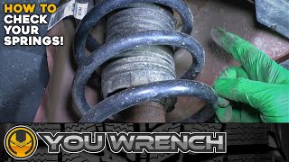 How to Check Your Suspension Coil Springs for Damage Safety Inspection Failure [upl. by Wainwright]