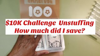 100 Envelope Challenge 10K Unstuffing  Lets see how much saved [upl. by Prager225]