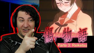 Kizumonogatari 3 Anime reaccion Reaccion ciega [upl. by Harald]