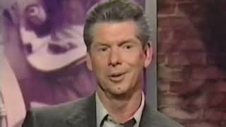 Vince McMahon and Bob Costas 2001 Interview Incident [upl. by Jair430]