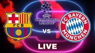 FC Barcelona vs Bayern Munich  UEFA Champions League 202425  Video Game Simulation [upl. by Rubliw]