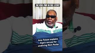 Azie Faison explains why Alpo unsliced Rich Porter frienemies paidinfull [upl. by Mueller295]