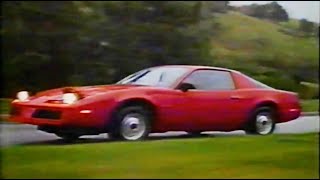 1982 Pontiac Firebird 4cylinder base model commercial  7996 [upl. by Nylahs]