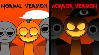 Incredibox sprunkYAY  HALLOWEEN Mod  Normal Version VS Horror Version [upl. by Ahsieuqal]