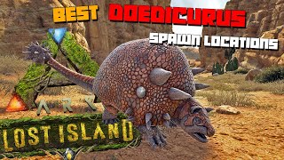 ARK Lost Island  DOEDICURUS Spawn Locations amp BEST Spots To Find Your Stone Farmers [upl. by Gross717]