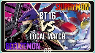 Beelzemon vs Silphymon Digimon TCG BT16 Proxy Local Match Commentary [upl. by Gyimah]