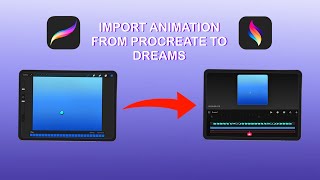 How to Import Animation from Procreate to Procreate Dreams [upl. by Ardnajela503]