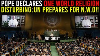 🚨 ALERT POPE DECLARES ONE WORLD RELIGION 🚨 SUNDAY LAW BLUEPRINT REVEALED [upl. by Lena]