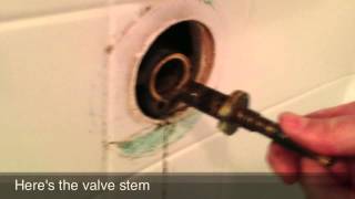 Fixing Leaky Shower Valve [upl. by Tilagram]