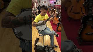 Sarum Guitars Salisbury Killbillies FL Tanglewood Banjo Demonstration 02102024 [upl. by Eenhpad]