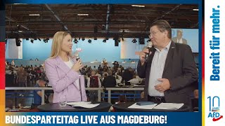 Stephan Brandner im Interview auf dem Bundesparteitag 2023 [upl. by Ihtak]