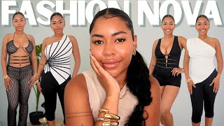 FASHION NOVA TRYON HAUL  JULY 2024 [upl. by Nnyllatsyrc]