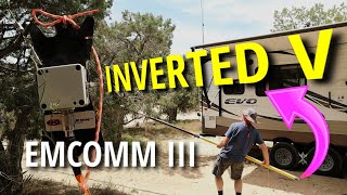 INVERTED V Camping setup  K7SW Ham Radio [upl. by Sulokcin]