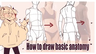 How to draw basic anatomy [upl. by Slavin]