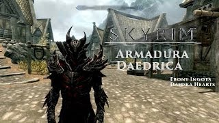 Skyrim  Como conseguir Armadura Daedrica Legendaria La Mejor Armadura en Skyrim [upl. by Cimah]