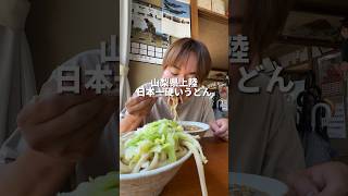 山梨で日本一硬いうどん食べてきた [upl. by Carline]