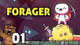 O lançamento é agora  Forager 01  Gameplay Português PTBR [upl. by Copland794]