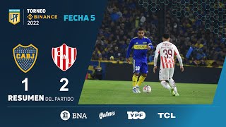 TorneoBinance  Fecha 5  resumen de Boca  Unión [upl. by Bills]