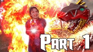 Power Rangers Dino Super Charge The Real TRex Super Charge Part 1 [upl. by Akere]