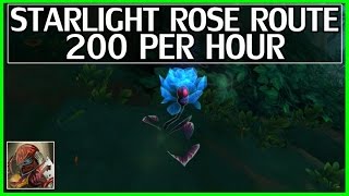 WoW Legion Starlight Rose Farming Route  200 Per Hour  20000 GoldHour [upl. by Eugenio]