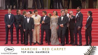 TOP GUN  MAVERICK  RED CARPET  EV  CANNES 2022 [upl. by Uuge]