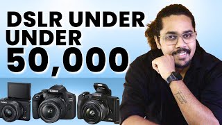 5 Best DSLR under 50000 in 2023  Best Camera for YouTube and Photography [upl. by Arytal]