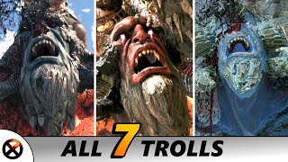 GOD OF WAR RAGNAROK All Troll Locations All 7 Troll Boss Locations GoW 5 Ragnarok [upl. by Jacquelyn872]