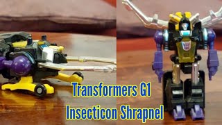 Transformers G1 Insecticon Shrapnel [upl. by Enneirdna]