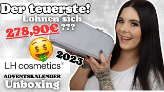 Lohnen sich 27890€  🤑 LH Cosmetics Adventskalender 2023 25 Türchen UNBOXING [upl. by Dnalel]