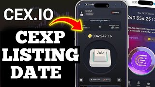 CEXio TAP Listing Date  Airdrop Level Boosters  CEXP LISTING and Token Claim [upl. by Emmons167]