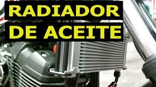 Radiador de aceite en una moto ¿Para que sirve [upl. by Marcel]