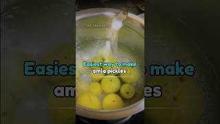 Easiest way to make Amla Pickles  Gooseberry pickles [upl. by Aihtennek]