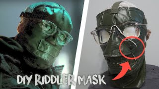 Making Paul Danos Riddler Mask from The Batman 2022 [upl. by Enileuqkcaj775]