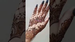 Beautiful floral hand mehndi designs latest hennadesign mehndidesign easy trending simple [upl. by Eenrahc]