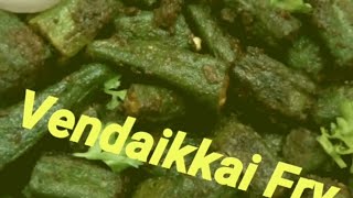 Vendakkai Fry in Tamil  Bhindi Fry in Tamil  Okra fry in Tamil  How to make Vendakkai Fry [upl. by Maryjane]