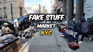 The Real New York City Chinatown Streets Of Fake Brands 4K Walking Tour [upl. by Enomar515]