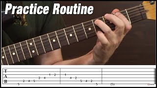 Practice Routine for Scales Arpeggios and Chords [upl. by Nnomae120]