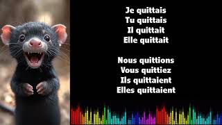 ♫ Franse muzikale vervoeging ♫ I QUITTER I Imparfait [upl. by Enifesoj]