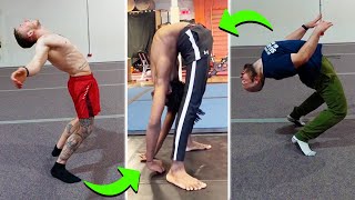 GYMNASTS Try the 3 HARDEST Flexibility Challenges [upl. by Zerat899]