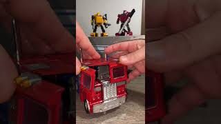 MP1 Masterpiece with MP4 Trailer transformers g1 optimusprime shorts [upl. by Sharron695]