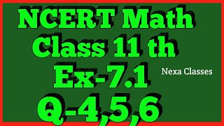 Class 11thEx71Q 456 Permutations and Combinations  Maths CBSE NCERT [upl. by Analim751]