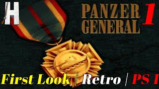 Panzer General  New Series  Retro Game  PlayStation 1  Part 1 [upl. by Ydieh413]