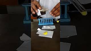 chromyl chloride test  confirmatory test for chloride ion [upl. by Carlock]