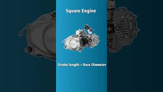 Square vs Undersquare vs Oversquare engine shortsvideo shorts automobile [upl. by Valerye]