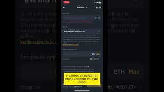 Enviar ETHEREUM desde BINANCE a METAMASK 2023 ✅ Pasar ethereum de binance a metamask [upl. by Nylzor]