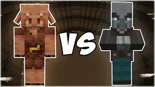 Piglin vs Vindicator  Minecraft Mob Battle [upl. by Reyaht]