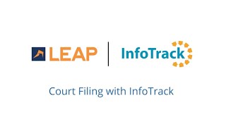 Court Filing with InfoTrack Explained [upl. by Cleasta]