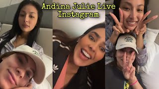 Andina Julie Live Instagram 21112022 [upl. by Einahpet]